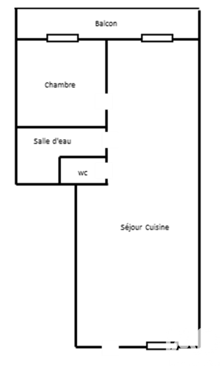 Vente Appartement 2 pièces - Photo 2