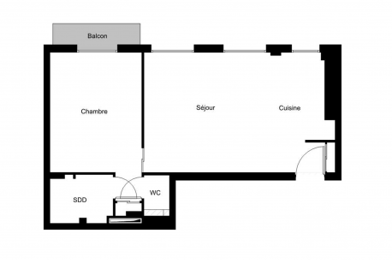 Appartement 2 pièces 385000 €