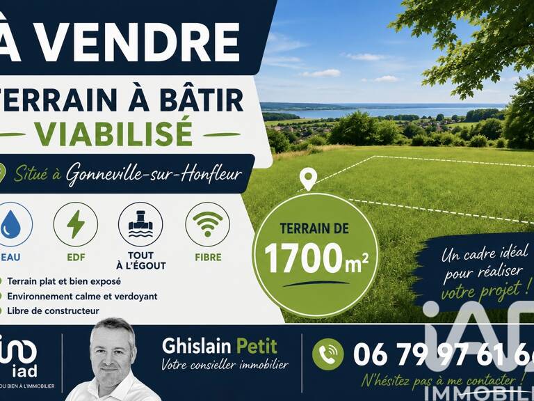 Vente Terrain à bâtir 1 701 m&sup2; — photo 1