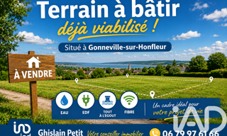 Terrain  2925 m² à vendre à Gonneville-sur-Honfleur (14600)