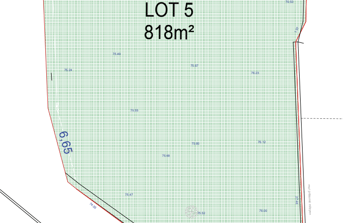 Vente Terrain à bâtir 818 m&sup2; — photo 2
