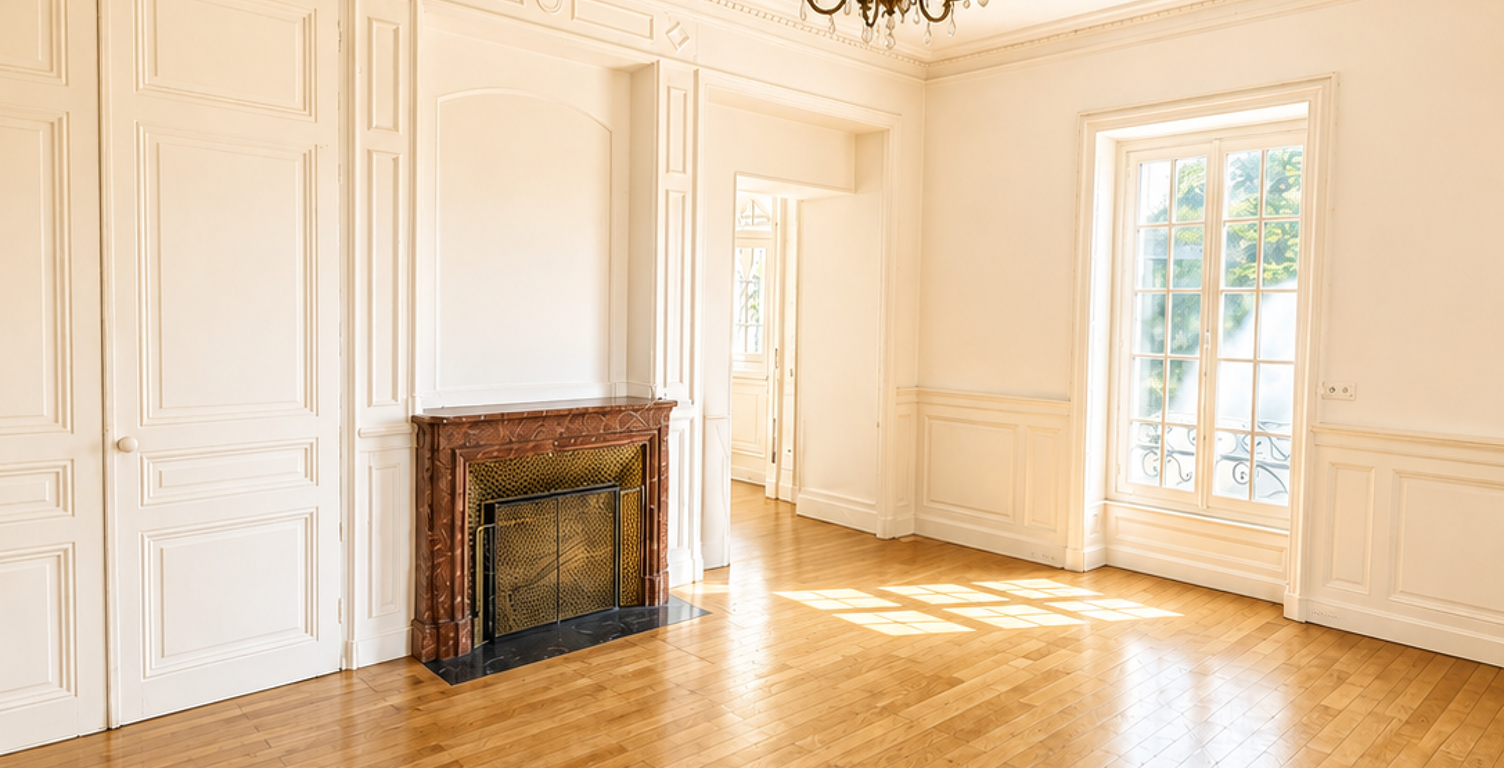 APPARTEMENT DANS UN MANOIR DE 86M2 AVEC DEUX CHAMBRES — photo 1