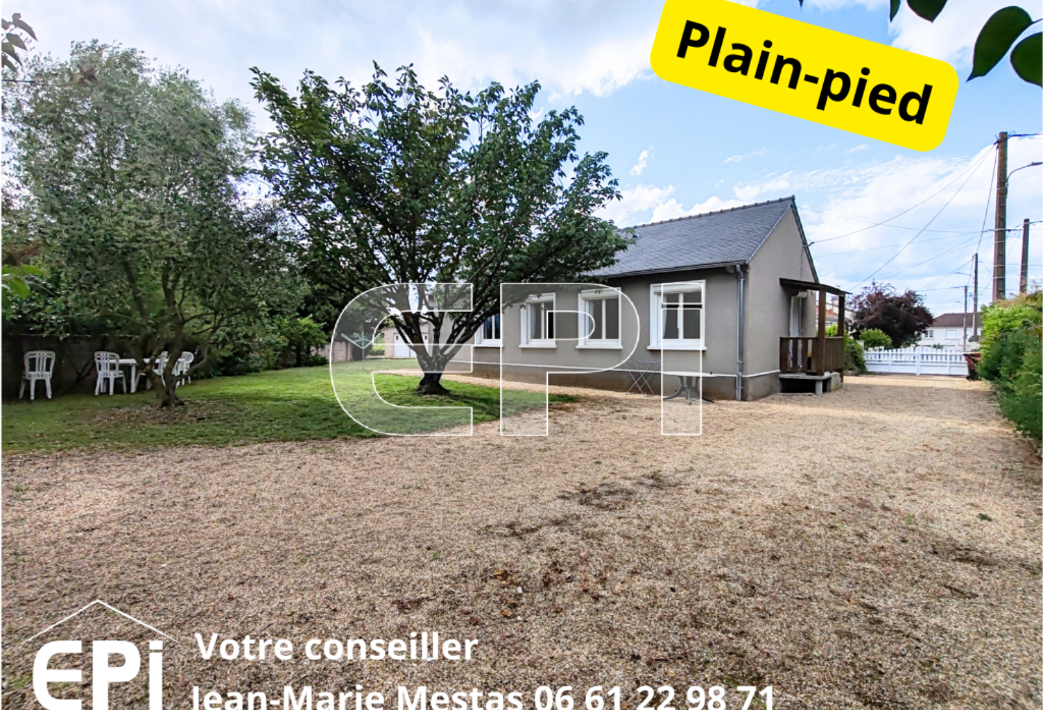 Pavillon de plain-pied de 77 m², en excellent état, comprenant — photo 1