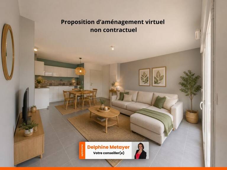 Résidence récente : T3 au dernier étage, lumineux avec terrasse, garage et parking intérieur — photo 1
