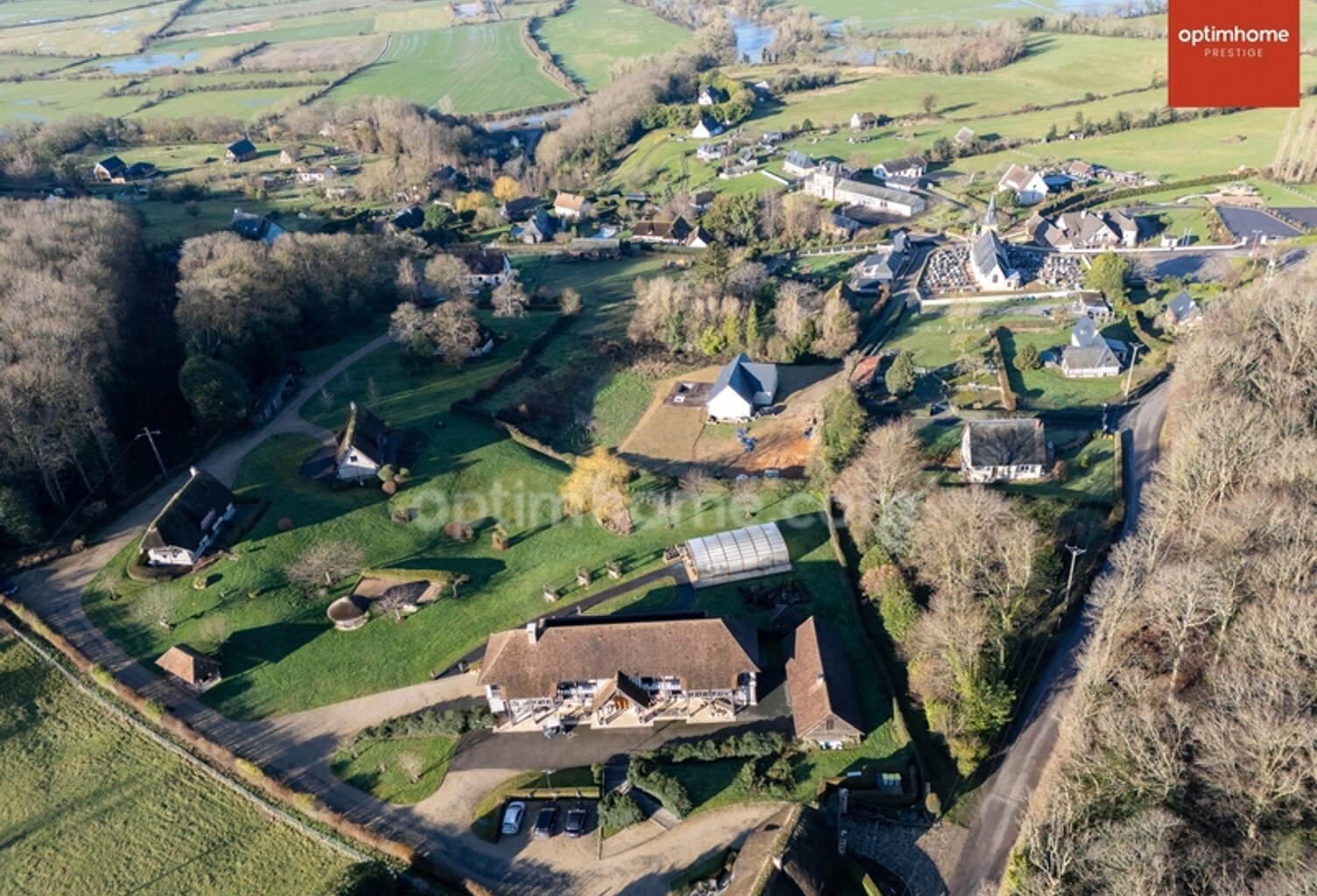 EN EXCLUSIVITÉ – DOMAINE D’EXCEPTION AU CŒUR DU MARAIS VERNIER – 1 047 M² – 1,3 HA – VUE PANORAMIQUE — photo 1