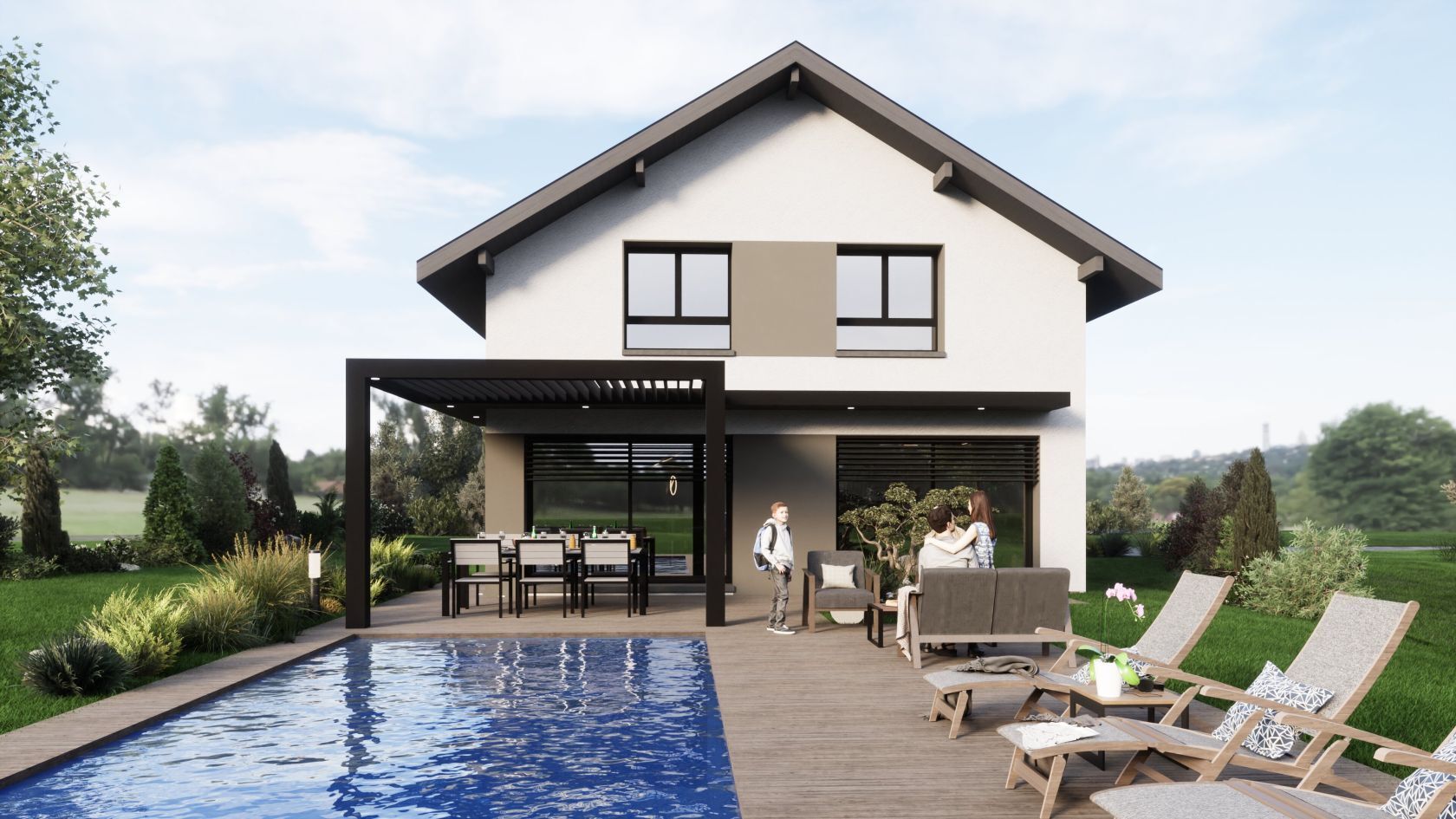 Projet de construction d'une maison 100 m² avec terrain à CHAUMONT (74)