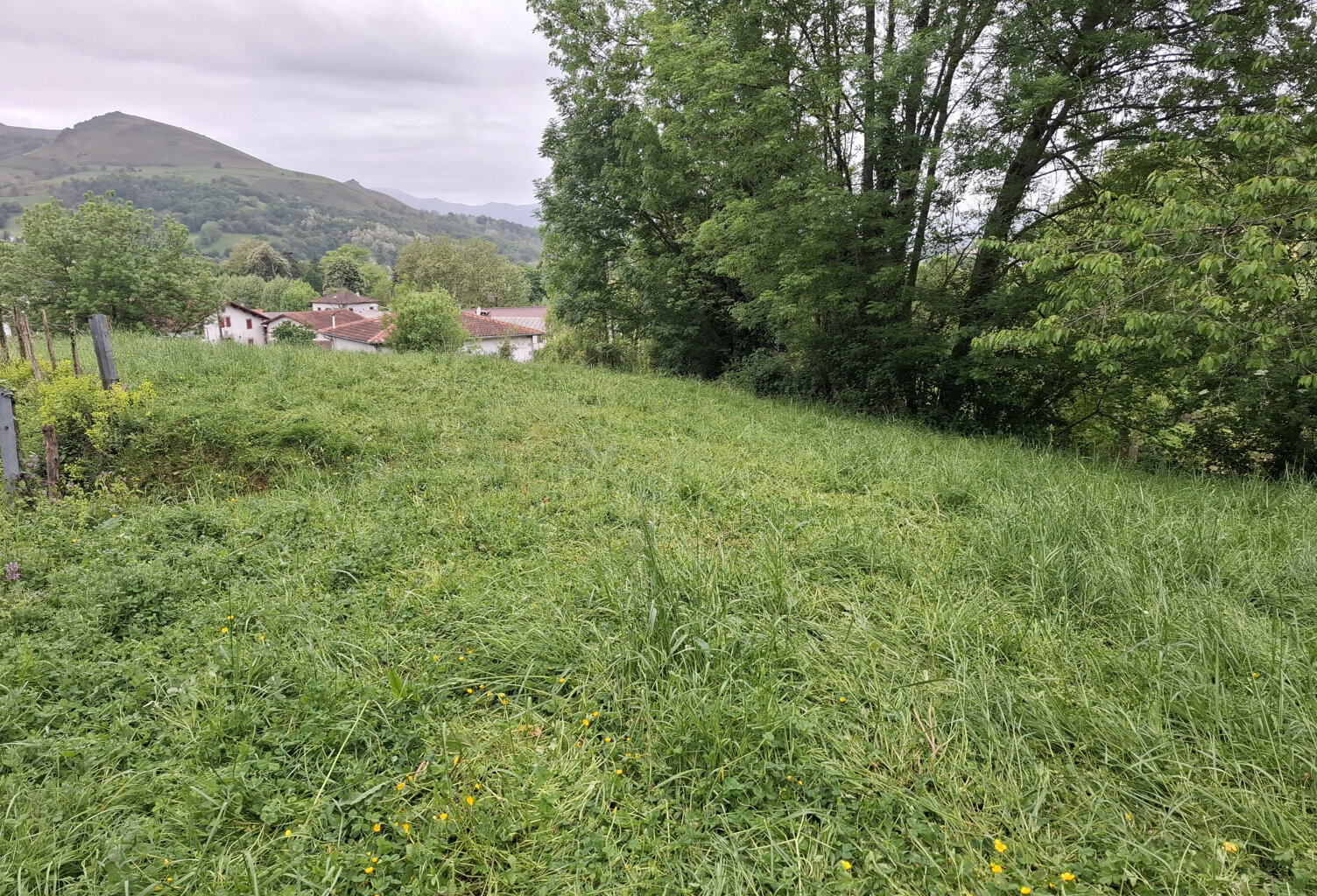 à 10 mn de St-Jean-Pied-dePort, beau terrain à bâtir — photo 1