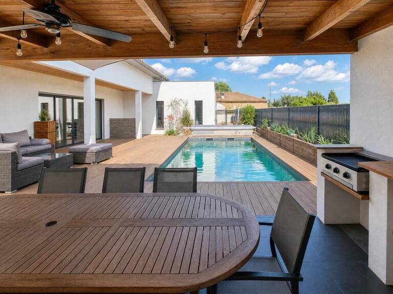Villa récente de 6 pièces, piscine et garage - 181 m2 - Homps — photo 1