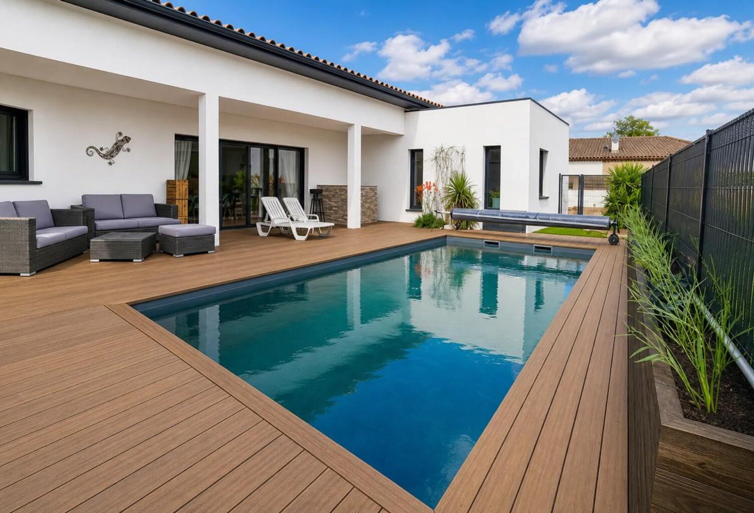 Villa récente de 6 pièces, piscine et garage - 181 m2 - Homps — photo 1