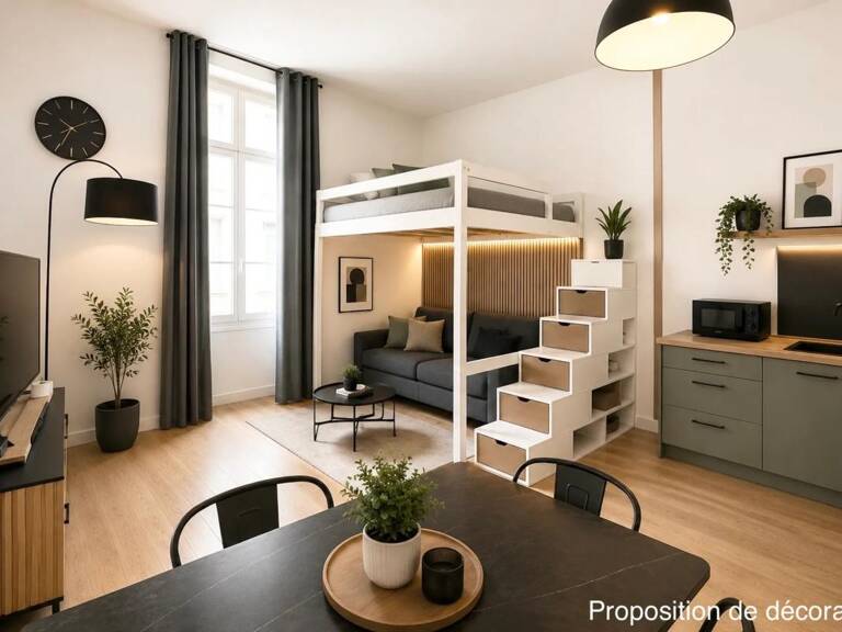 Grand studio avec mezzanine - Place Masséna - forte rentabilité — photo 1