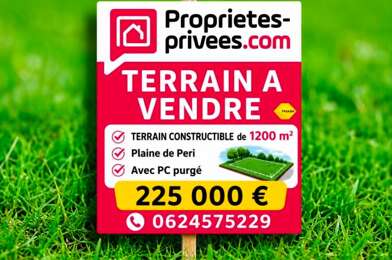 Terrain  225000 €