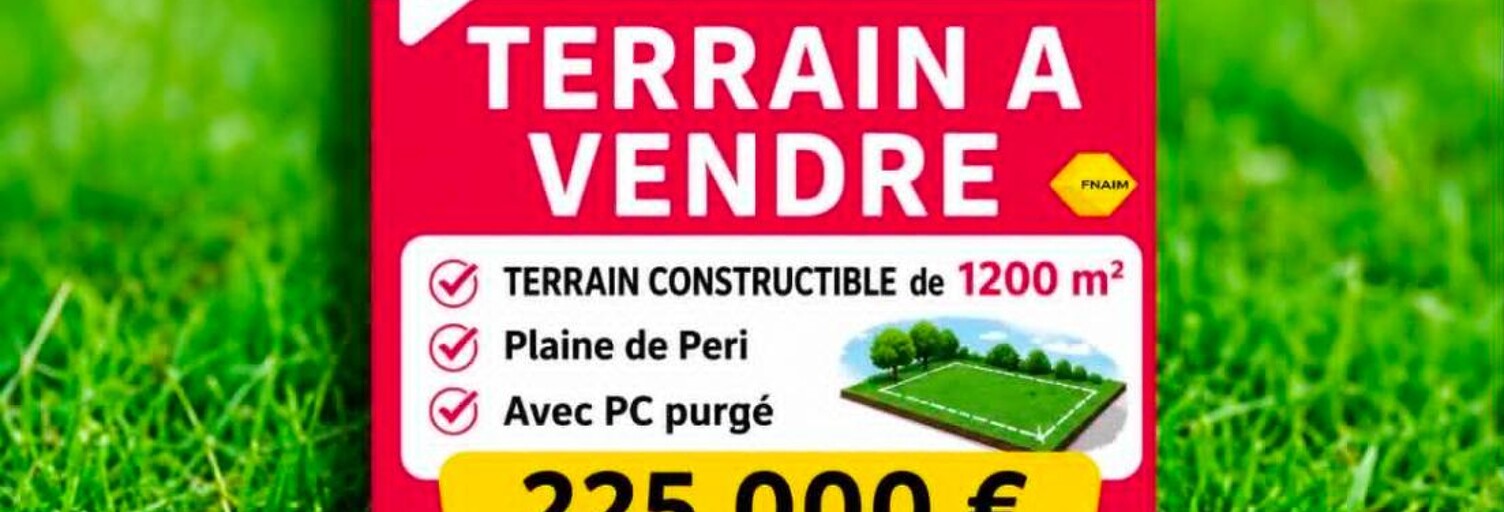 Terrain  1200 m² à vendre à Peri (20167)