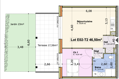 Appartement 4 pièces 275000 €