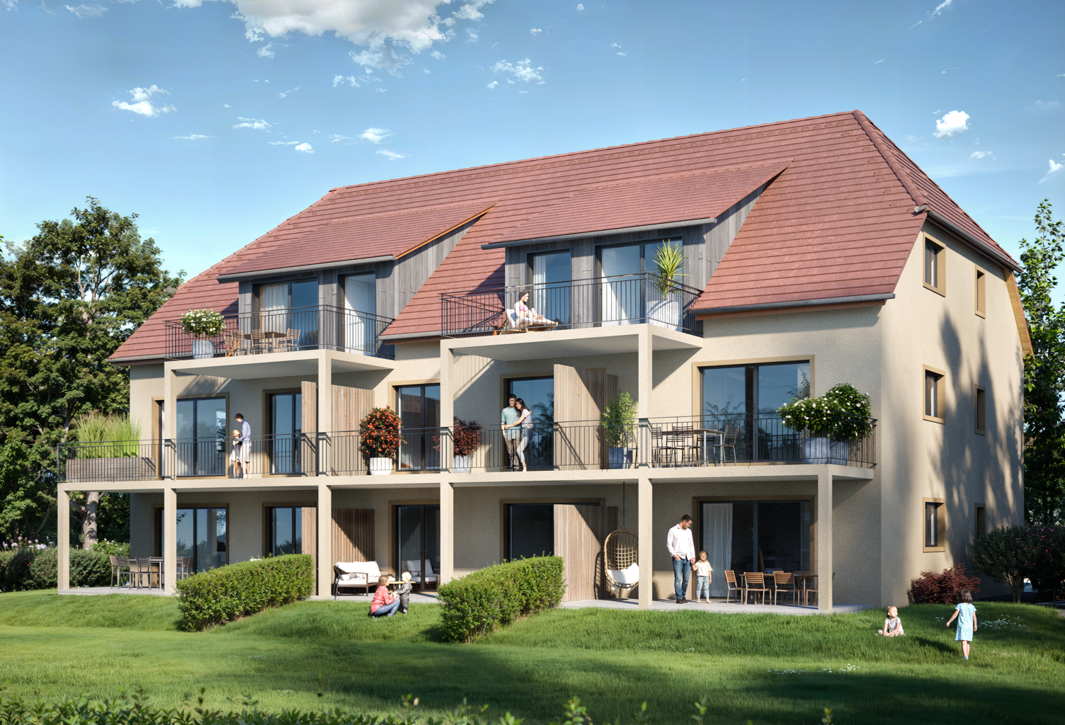 Vente appartement 2 pièces 46 m² Illfurth (68720) — photo 1