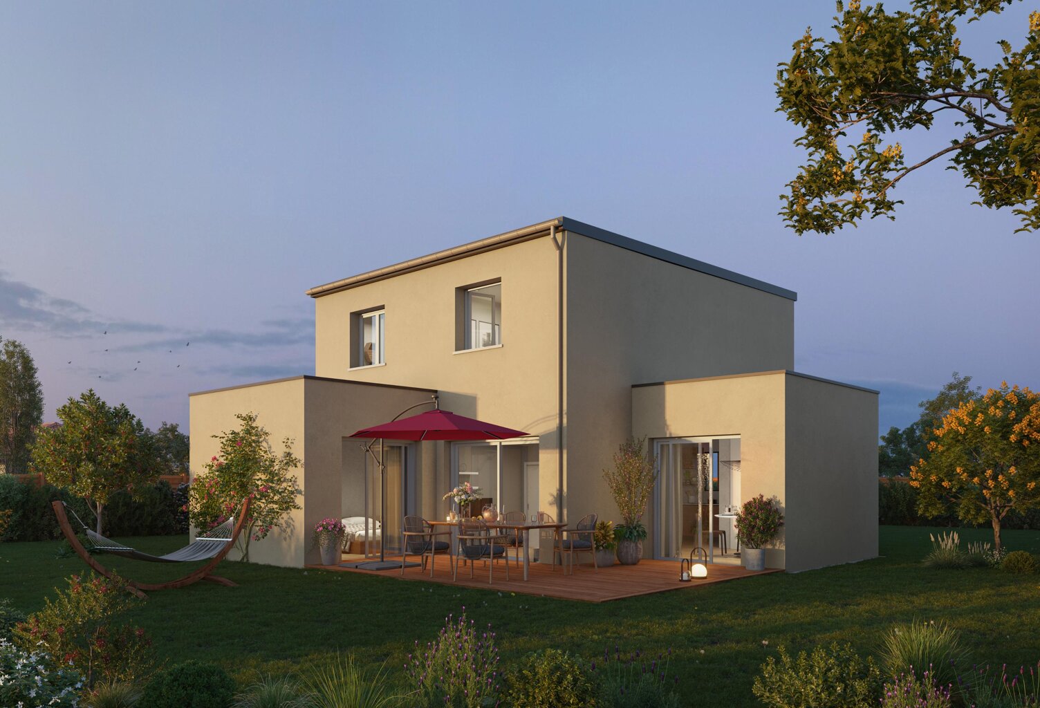 PROJET MAISON MODULAIRE A OSSATURE BOIS A BATIR  — photo 1