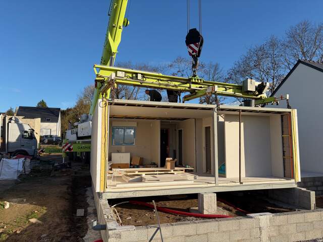 MAISON MODULAIRE À OSSATURE BOIS A BATIR — photo du bien