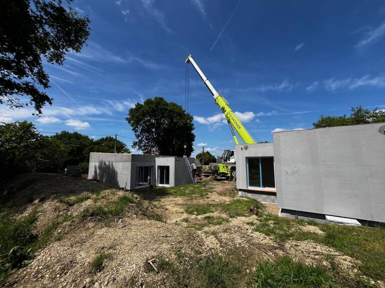 PROJET MAISON MODULAIRE OSSATURE BOIS INVESTISSEUR — photo 1