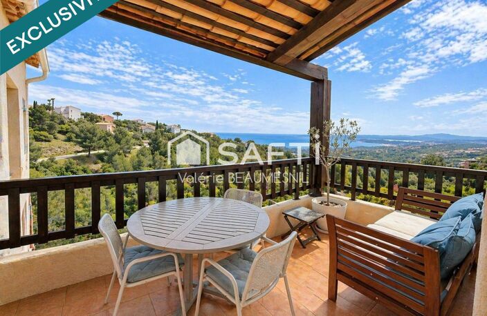 T 3 - TERRASSE PANORAMIQUE MER, GOLFE ET  VILLAGE DE SAINT TROPEZ  PISCINE  TENNIS - CALME - NATURE - BELLES PRESTATIONS — photo 3