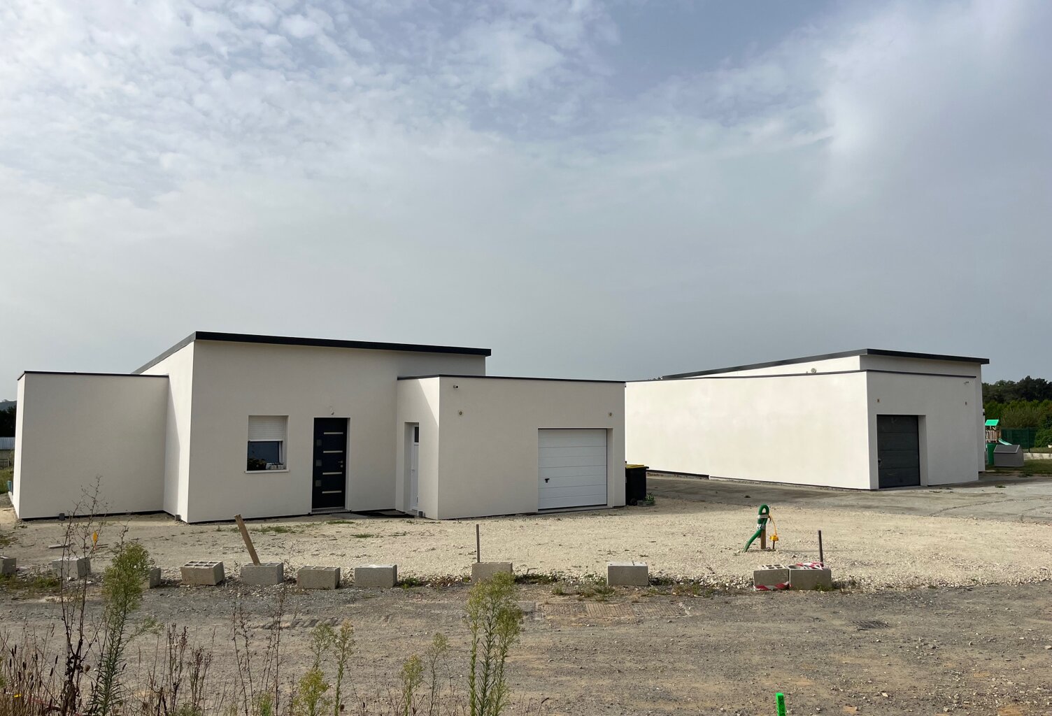 PROJET MAISON OSSATURE BOIS CONTEMPORAINE NEUVE – QUESTEMBERT — photo 1