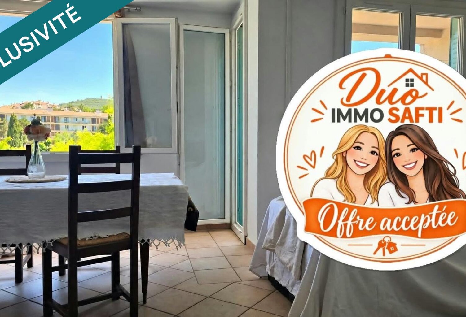 VENTE URGENTE - T4 avec balcon, cave et garage dans copro rénovée. — photo 1