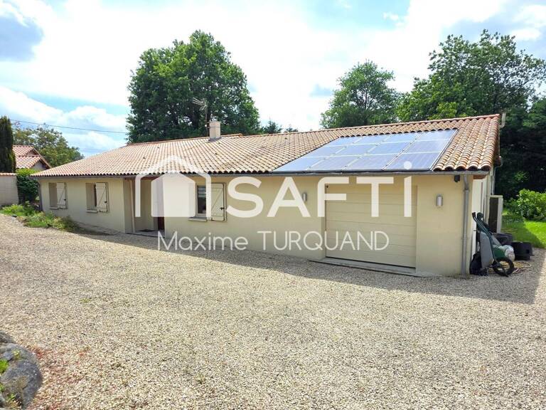 Maison de caractère de plain-pied, 157m², 3 chambres, garage + terrain XL. — photo 1
