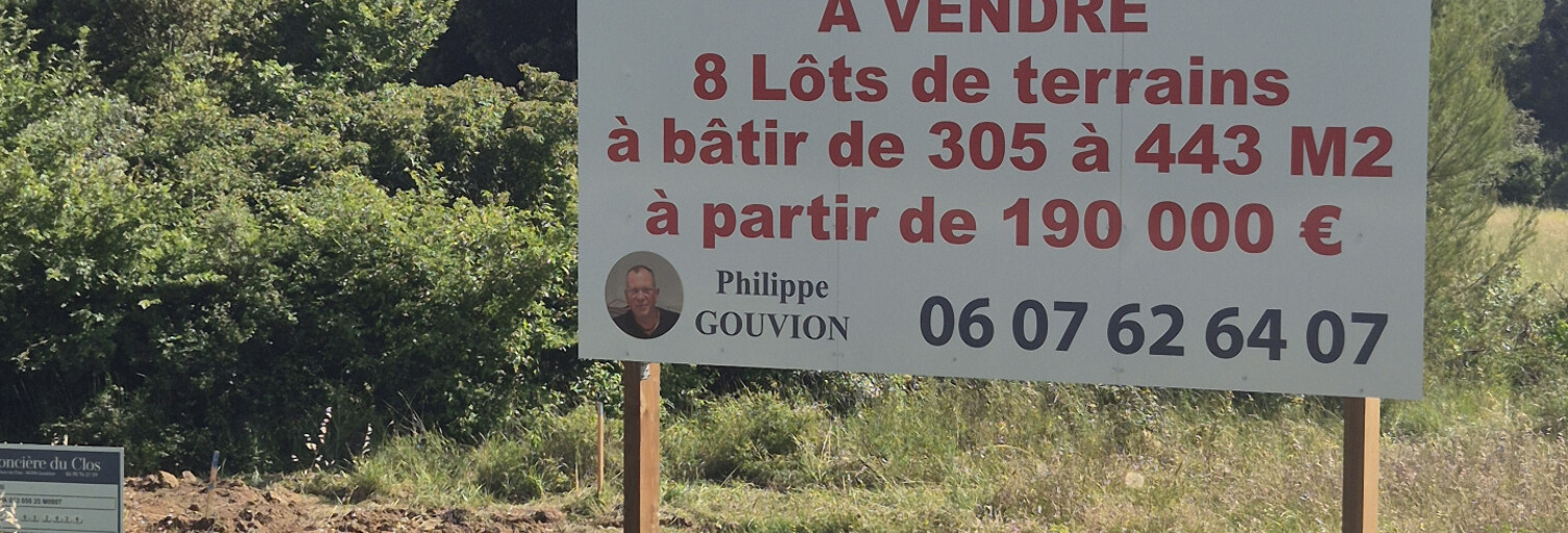 Terrain  300 m² à vendre à Lambesc (13410)