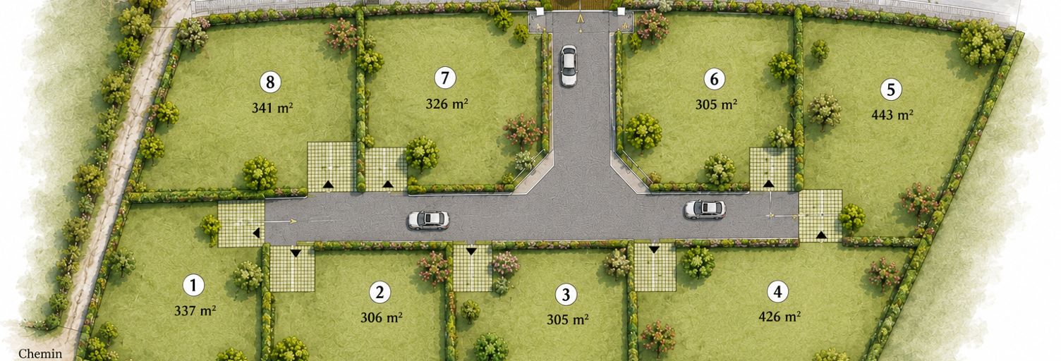 Terrain  300 m² à vendre à Lambesc (13410)