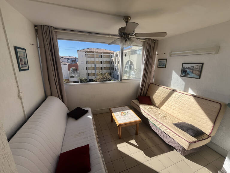 Sète   Les Plages Dorées | T2 vue port | 30m2 — photo 1