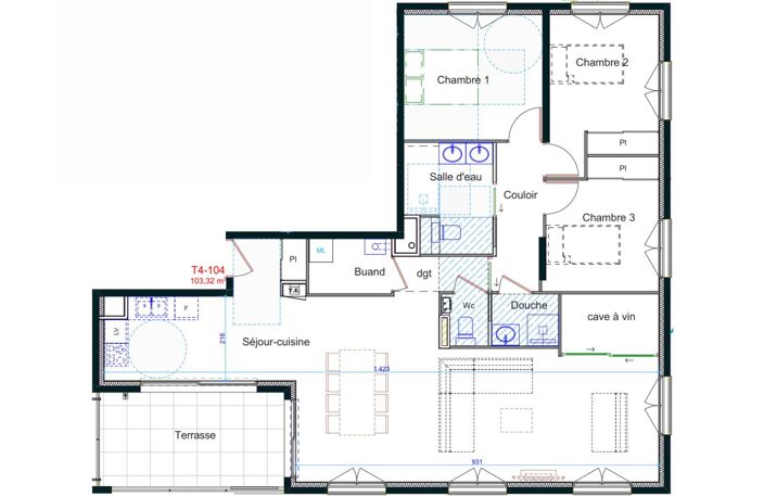 Vente Appartement 4 pièces — photo 4