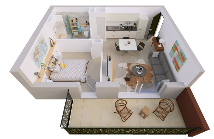 Appartement de type 2 idéal investisseur - Loyers garantis — photo 2