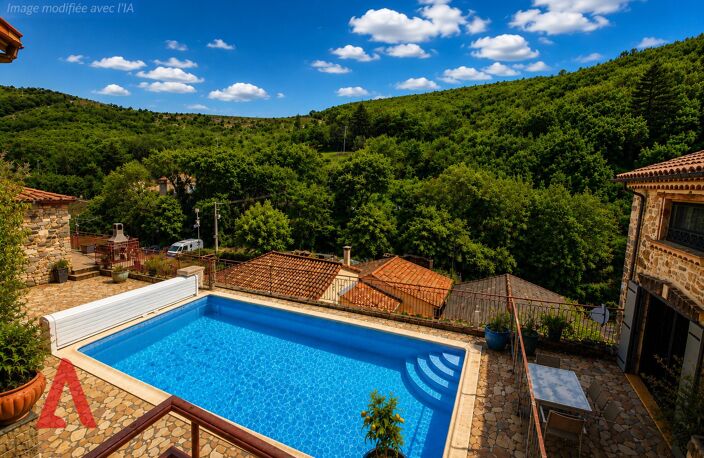 AVÈNE  LE COURAL | COMPLEXE TOURISTIQUE DE CARACTÈRE AVEC 6 LOGEMENTS, PISCINE & GARAGE  648 000  — photo 2