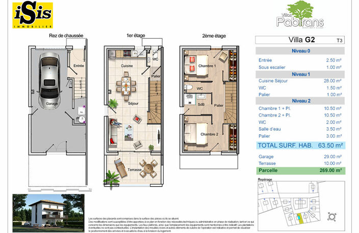 Maison F3 + garage neuve — photo 2