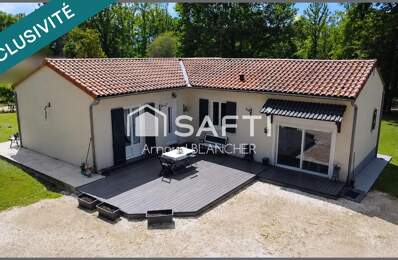 Pavillon plain-pied, trois chambres + bureau, salle de bain, garage, jardin. — photo du bien
