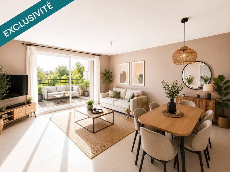 Appartement T3  72 m²  Terrasse avec vue dégagée — photo 1