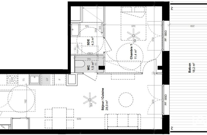 Vente Appartement 2 pièces — photo 4