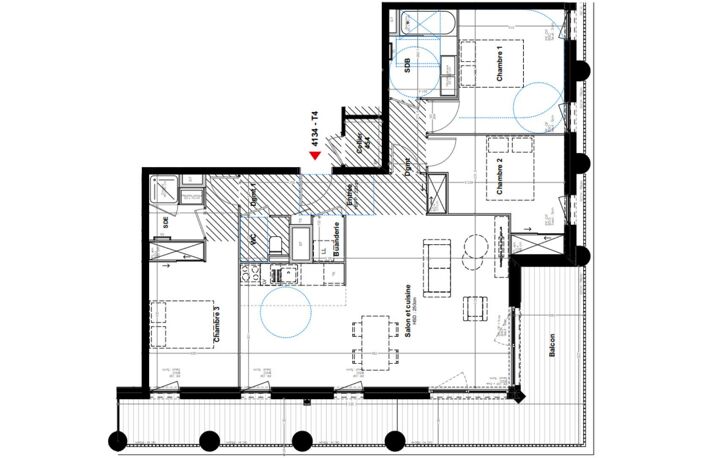 Vente Appartement 4 pièces — photo 4