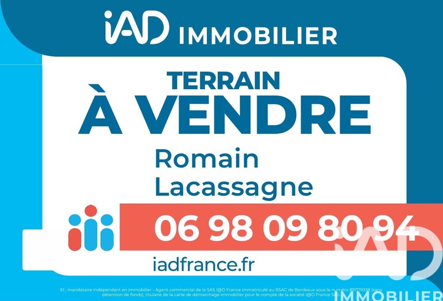 Vente Terrain à bâtir 700 m&sup2; — photo 1