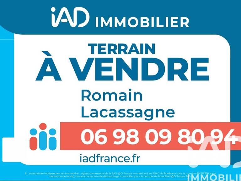 Vente Terrain à bâtir 700 m&sup2; — photo 1