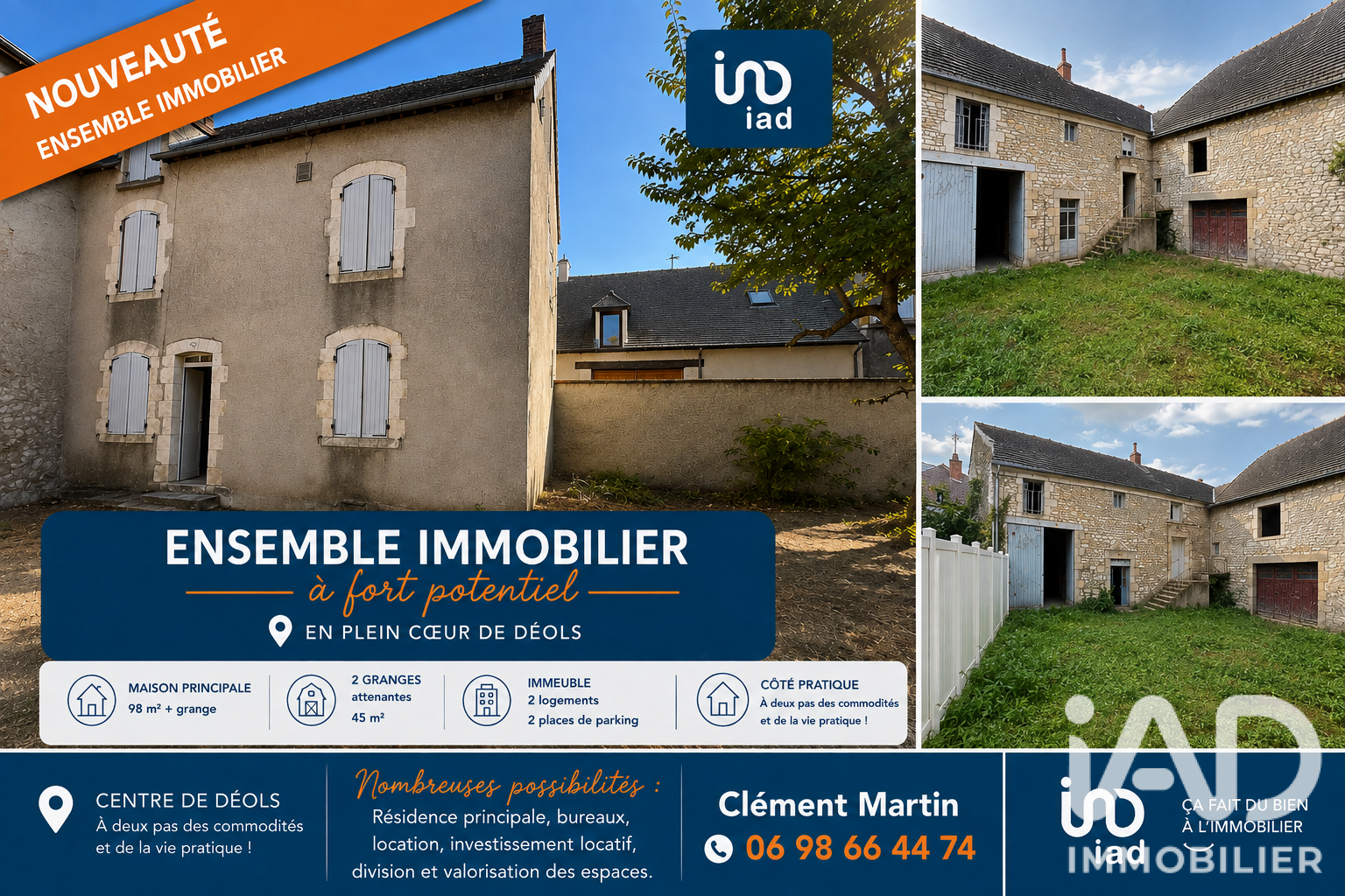 Agence immobilière de I@D FRANCE