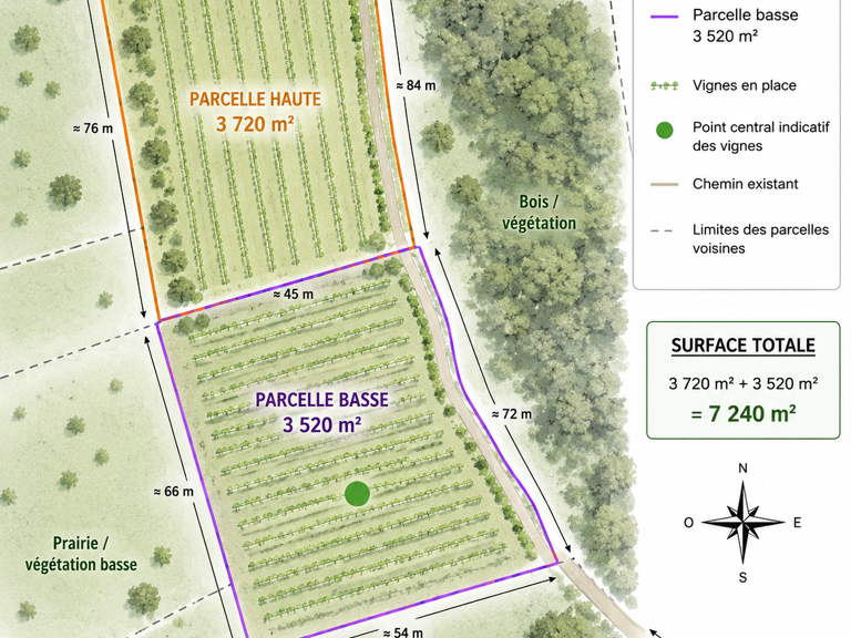 Vente Terrain 7 240 m&sup2; — photo 1