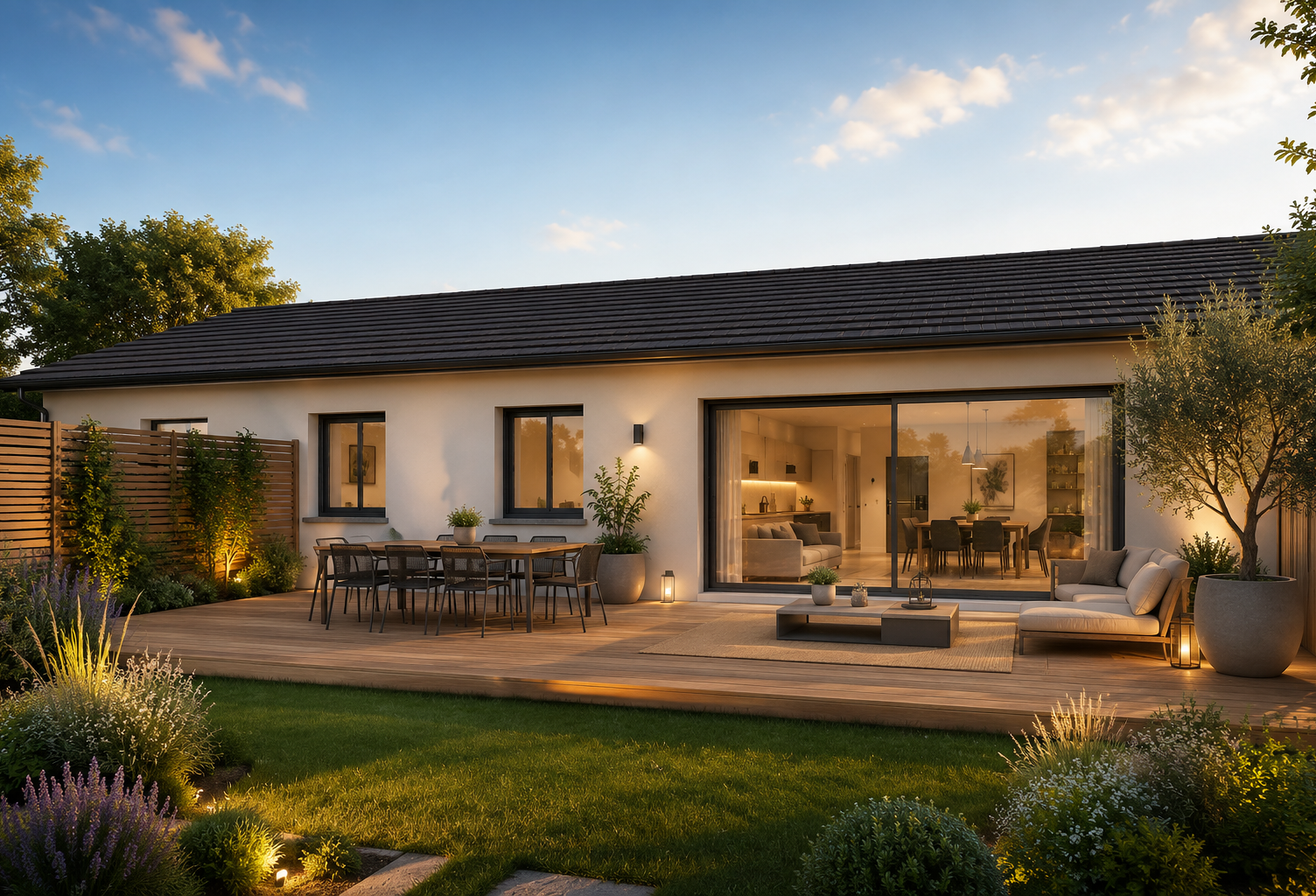 EN EXCLUSIVITÉ   MAISON DE PLAIN-PIED HORS D'EAU À GRÉZIEU-L — photo 1