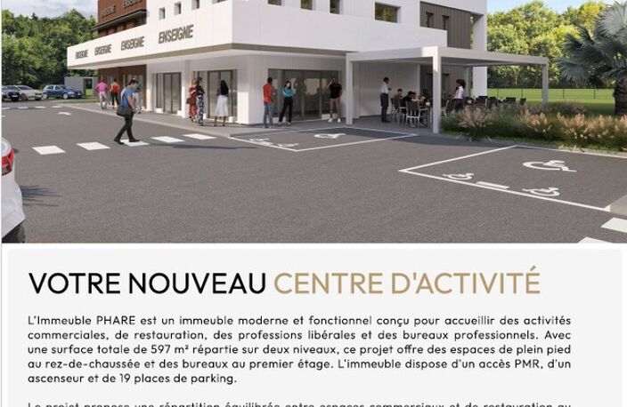 EN EXCLUSIVITE - A LOUER – LOCAUX COMMERCIAUX & PROFESSIONNELS – LE MOULE (QUARTIER PORTLAND) — photo 3