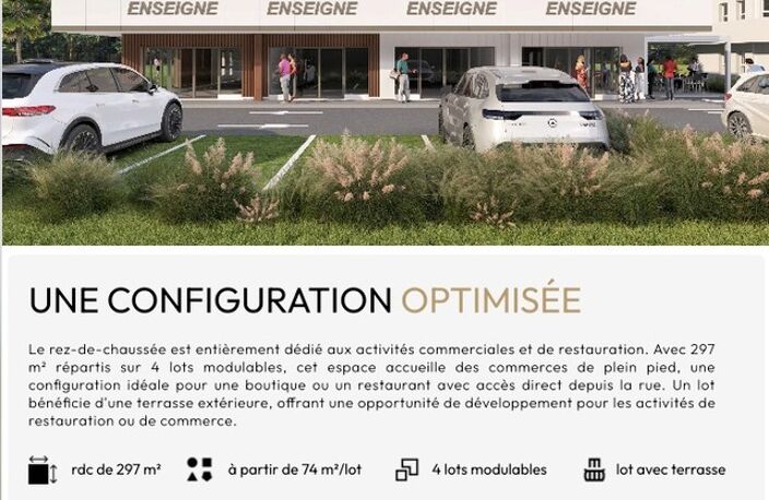 EN EXCLUSIVITE - A LOUER – LOCAUX COMMERCIAUX & PROFESSIONNELS – LE MOULE (QUARTIER PORTLAND) — photo 4