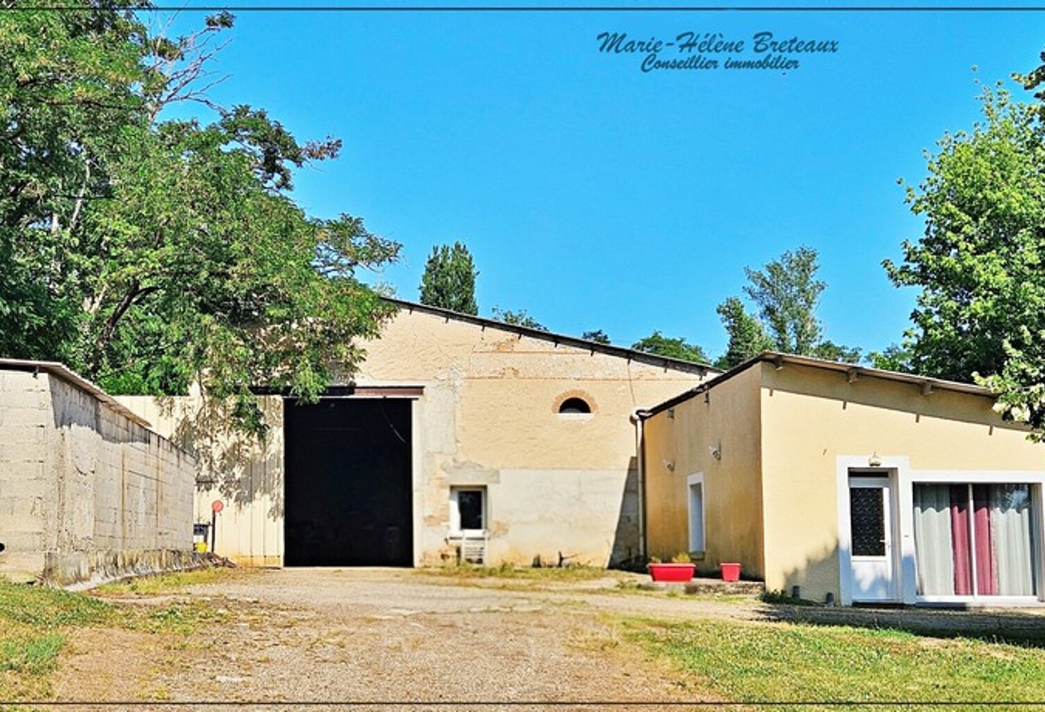 À vendre – Ensemble immobilier avec hangar et maison d’habitation à proximité de la zone O’Green — photo 1