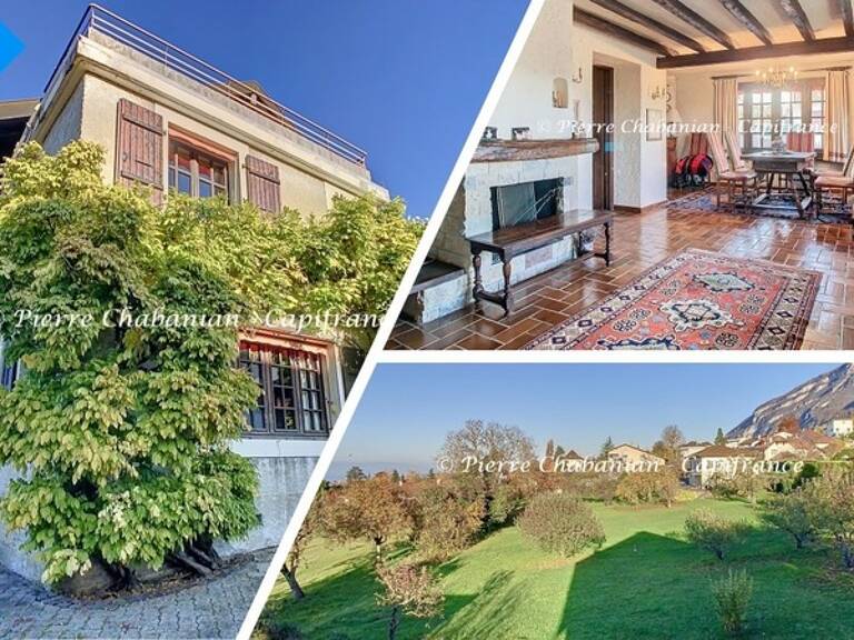 Maison à vendre - 7 pièces - 185 m² habitables - 326 m² au sol - 1359 m² de terrain - vue panoramique - COLLONGES SOUS SALEVE (74) — photo 1