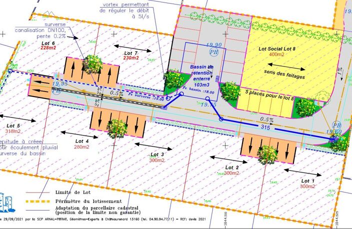 Terrain constructible viabilisé 230 m² à vendre Rognonas — photo 5