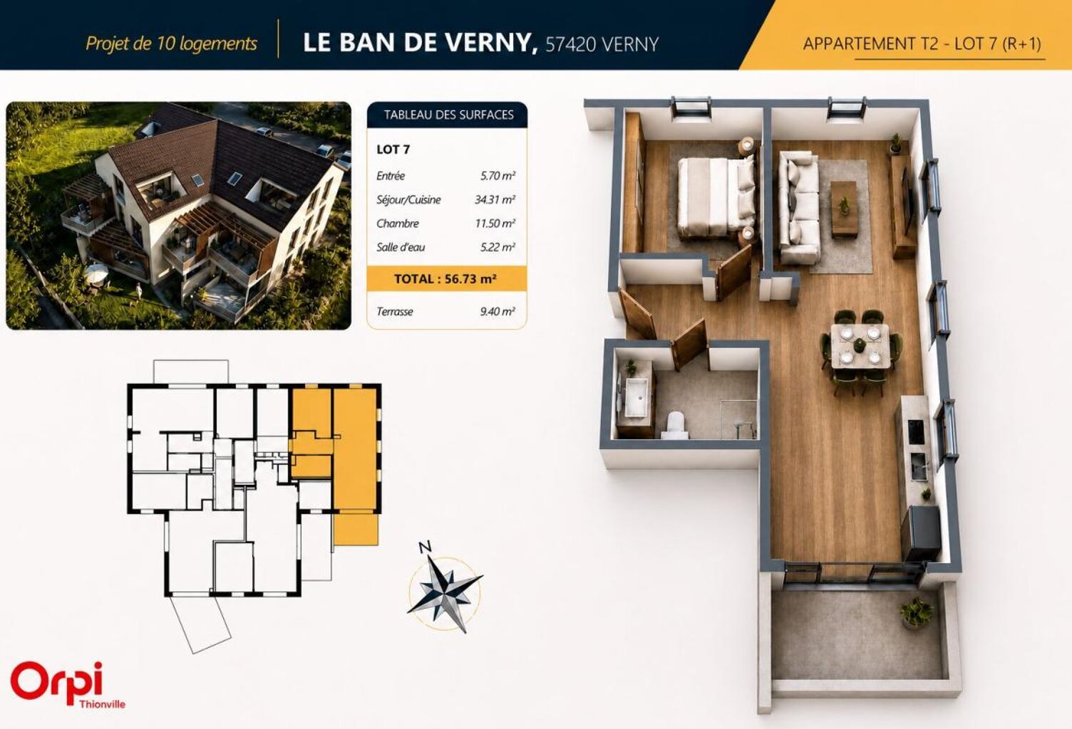 NOUVEAU PROGRAMME IMMOBILIER À VERNY — photo 1