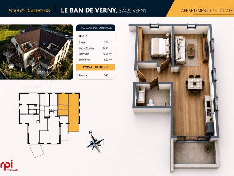 NOUVEAU PROGRAMME IMMOBILIER À VERNY — photo 1