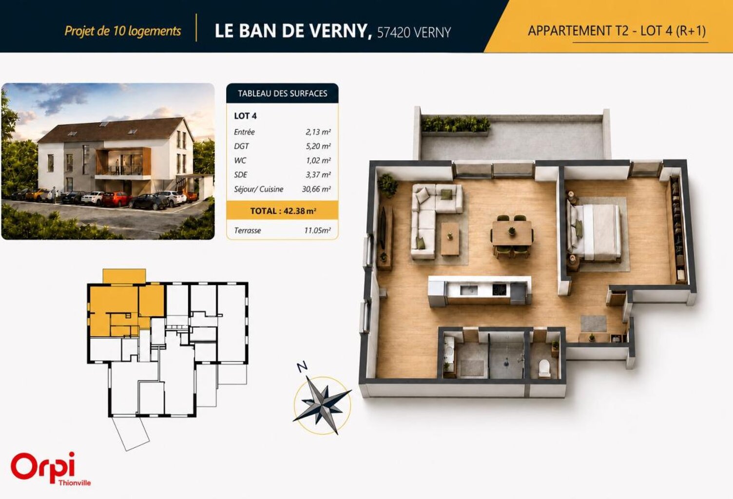 NOUVEAU PROGRAMME IMMOBILIER À VERNY — photo 1