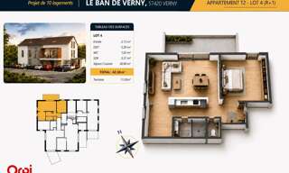 Appartement 2 Pièces 42 m² à vendre à Verny (57420)